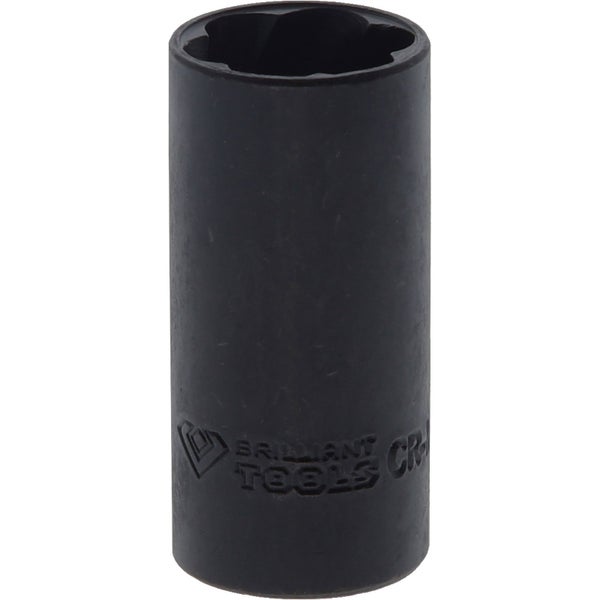 BRILLIANT TOOLS 1/2 Spiral-Profil-Stecknuss 17 mm - BT026009