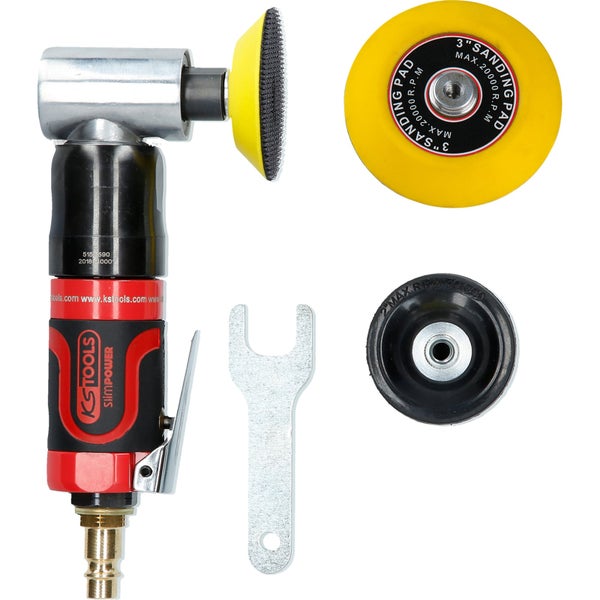 Druckluft-Polierer mit Schleifteller