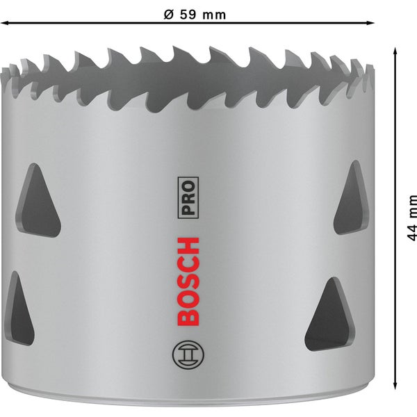 Bosch Pro Lochsäge, Durchmesser 59 Millimeter, Höhe 44 Millimeter