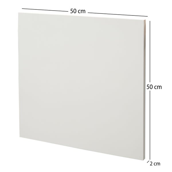 Malgrund Holz 2er Set 50x50 cm (LxB) Gesso vorgrundiert weiß