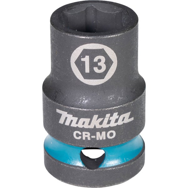 Makita Steckschlüssel aus Chrom-Molybdän-Stahl, Schlüsselweite 13