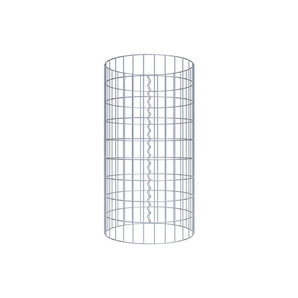 Gabionensäule Durchmesser 47 cm, MW 5 x 10 cm rund - Höhe: 0,90 m