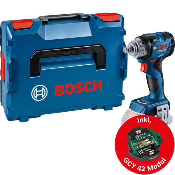 Bosch Akku-Drehschlagschrauber GDS 18V-330 HC Solo inkl. GCY 42 in L-Boxx - 06019L5001