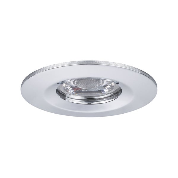 LED Einbauleuchte Nova Mini Coin Einzelleuchte starr IP44 rund 65mm Coin 4W 310lm 230V 2700K Chrom
