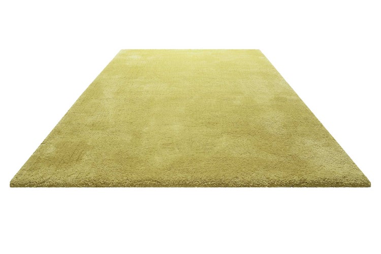 Teppich Senfgelb Hochflor Pisa Homie Living 70x140 cm