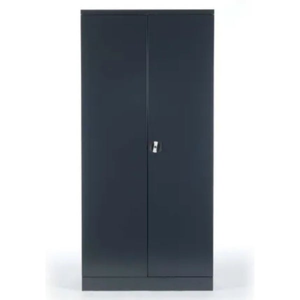 PROREGAL Stahlschrank Bee 5 Fachböden HxBxT 195 x 92 x 60 cm Pulverbeschichtetes & Verstärktes Fachbodenmaterial Anthrazit & Anthrazit