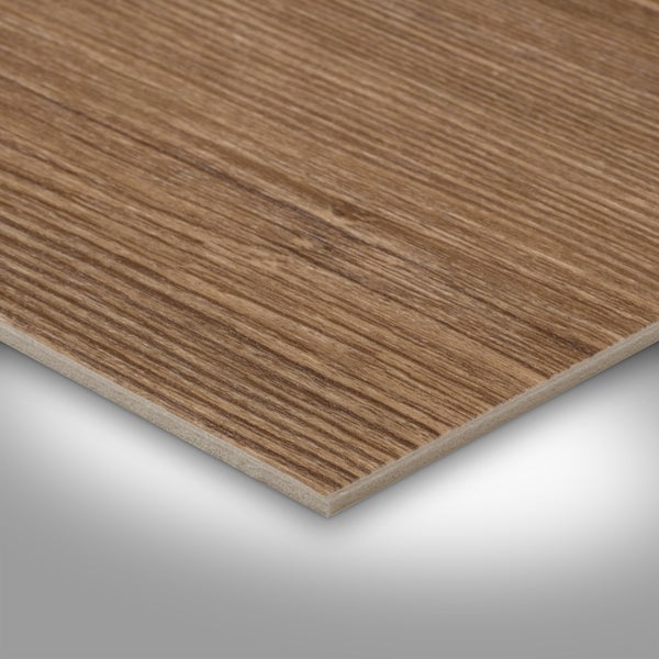 PVC Bodenbelag Meterware Holzoptik rustikal mit Schaumrücken 400 cm breit (Meterware)