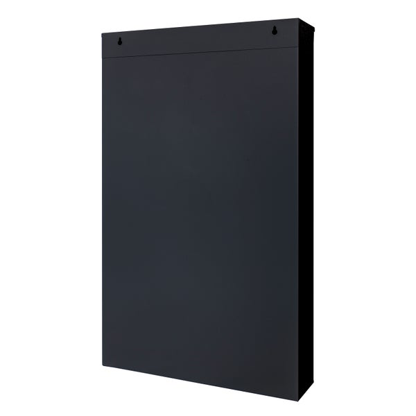 PROREGAL Schüttenregal mit 48 Fächer zur Wandbefestigung | HxBxT 85x50x12,5cm | Anthrazitgrau | Fächer, Fachregal, Kleinteilregal