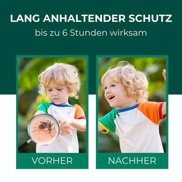 Silberkraft Mückenspray 100 ml – Hautverträglicher Insektenschutz für Babys ab 6 Monaten, Kinder & Erwachsene – DEET-frei, schützt vor Mücken & Zecken – Dermatologisch getestet – Langzeitschutz bis zu 6 Stunden