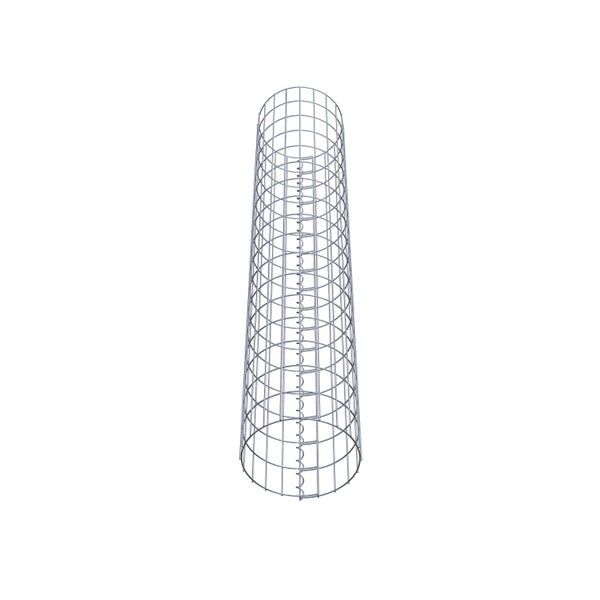 Gabionensäule Durchmesser 32 cm, MW 5 x 10 cm rund - Höhe: 1,70 m