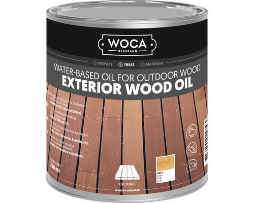 WOCA Außenholzöl Grau 0,75 l