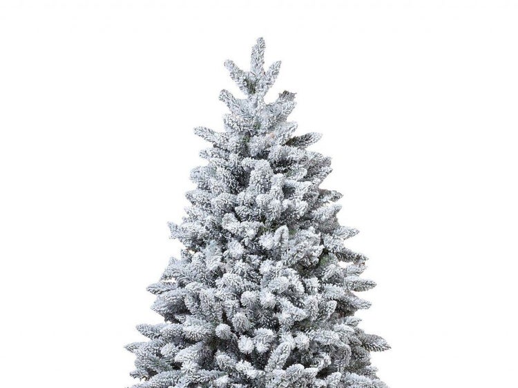 Künstlicher Weihnachtsbaum mit künstlicher Schneeoptik für festliche Dekoration
