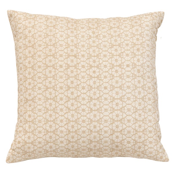 Quadratisches Zierkissen mit Blumenmuster