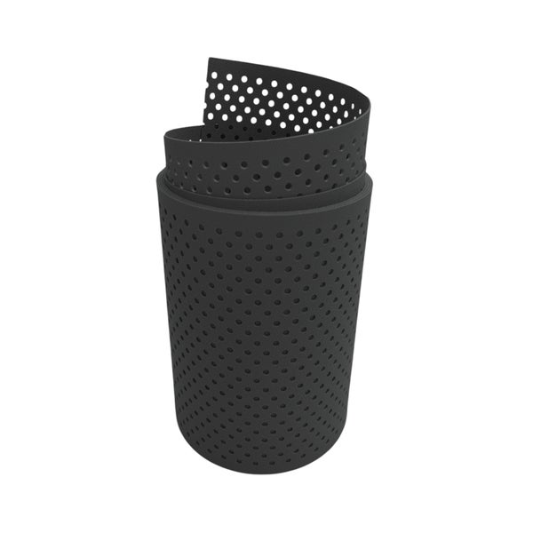 Drainagerohr aus Kunststoff mit Löchern