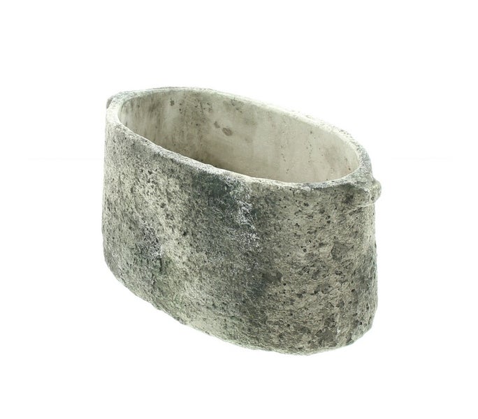 Dekoleidenschaft Pflanzer Stone aus Steingut in Stein Optik, Pflanztopf, Blumenkübel, Gartendeko für Draußen, Pflanzgefäß, Blumentopf