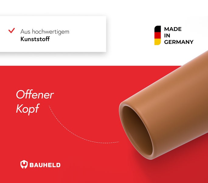 Rohr aus hochwertigem Kunststoff, hergestellt in Deutschland