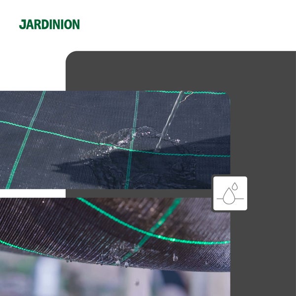 Jardinition Unkrautvlies mit Wasserdurchlässigkeit