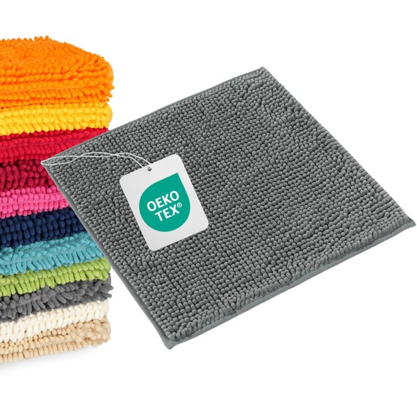 Chenille-Mikrofasertuch mit Oeko-Tex Zertifizierung.