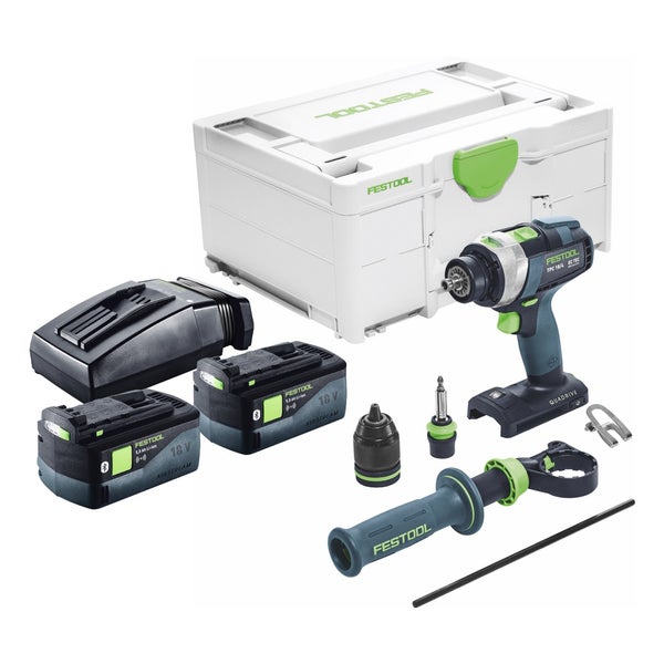 Festool Akku-Bohrschrauber mit Zusatzhandgriff