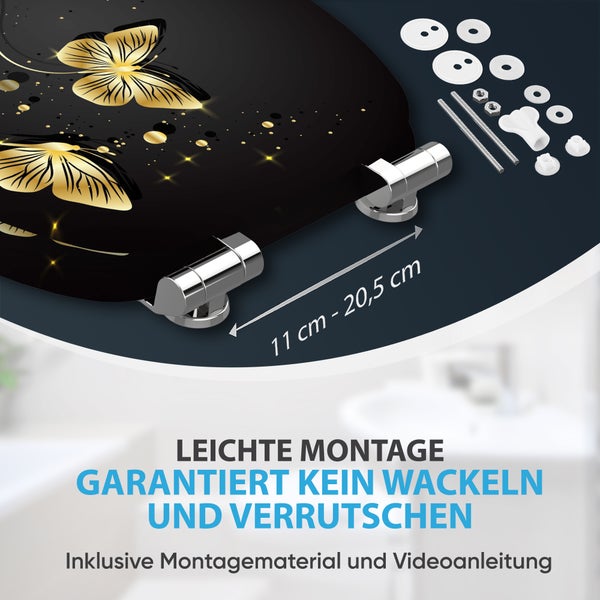 WC-Sitz mit Absenkautomatik Silhouette
