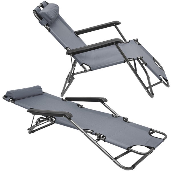 AMANKA 2er Set: 153x60 Relaxliege Garten Liegestuhl Klappbar - Gartenstuhl mit Liegefunktion - Sonnenliege Faltbar - Campingliege Leicht - Gartenliege Wetterfest Strandliege Relaxsessel Outdoor Liege
