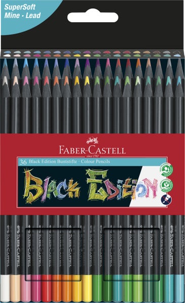 Faber-Castell Buntstifte Black Edition 36er Set