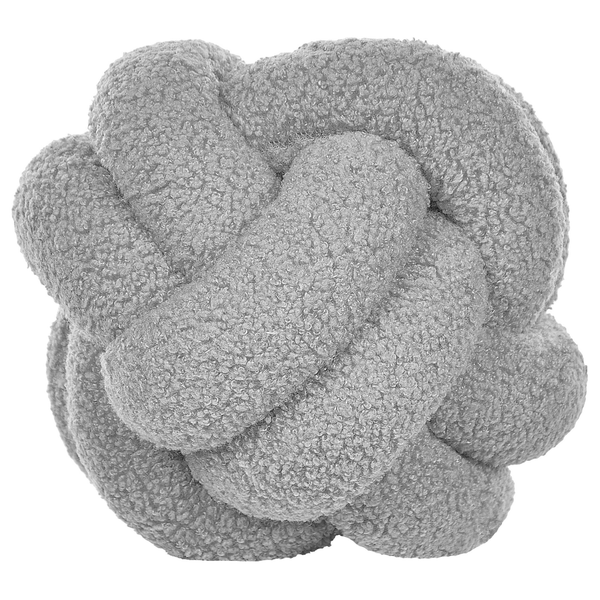 Dekokissen MALNI Bouclé 19 x 19 cm Grau Ohne Muster