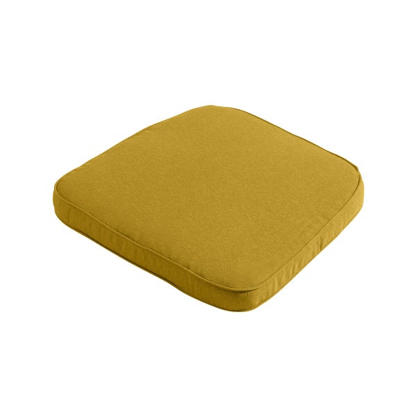 Sitzkissen Korbgeflecht Panama senf - ca. 48x48 cm - 4er-Set