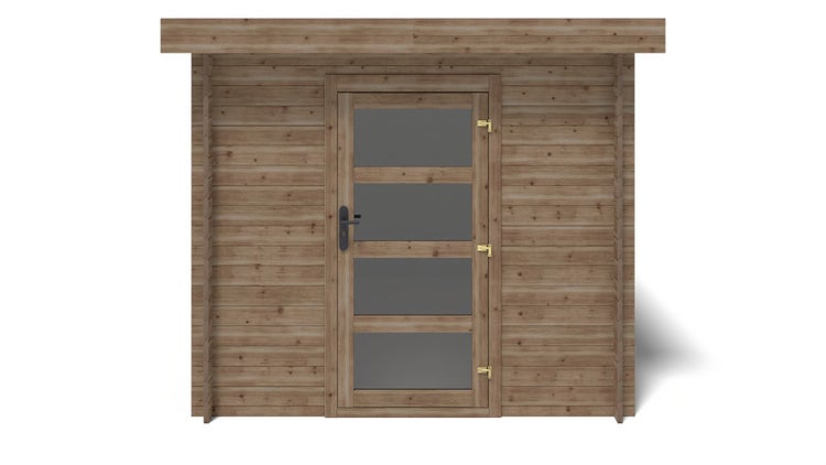 Gartenhaus, Gerätehaus 7,50m2 - 2,50x3m - 28mm - Imprägniert