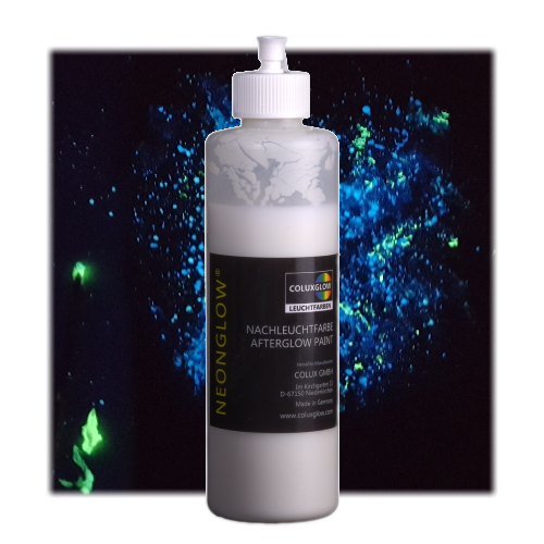 Coluxglow Airbrushfarben blau leuchtend transparent Sprühleuchtfarben 200 ml