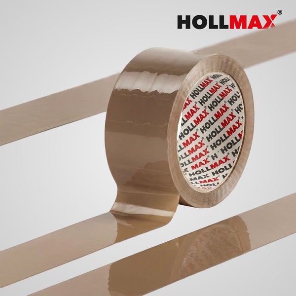 HOLLMAX Packband braun, HOLLMAX Logo