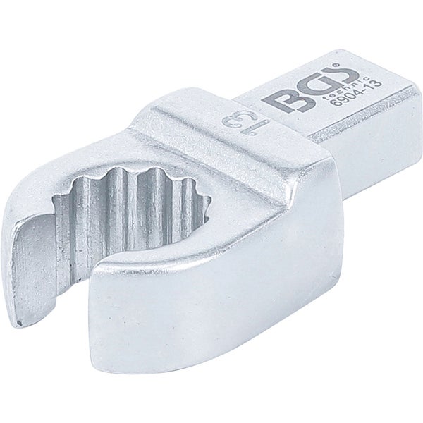 BGS Einsteck-Ringschlüssel offen 13 mm Aufnahme 9 x 12 mm - 6904-13