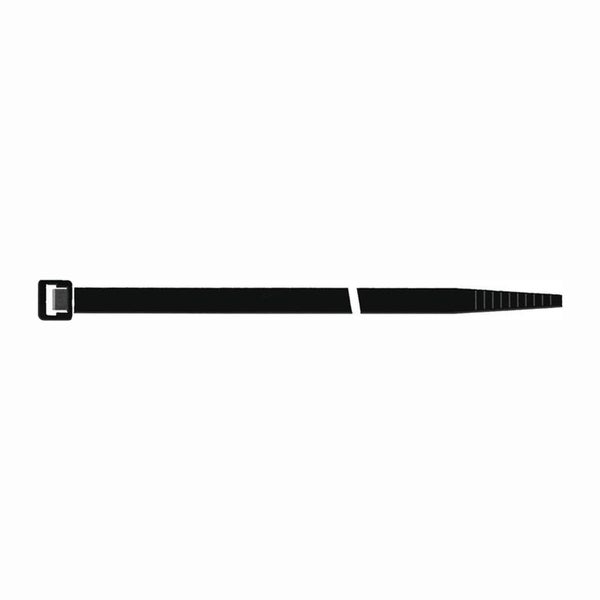 SAPISELCO 100x Kabelbinder Länge 360 mm Breite 7,5 mm schwarz - SEL.3.434