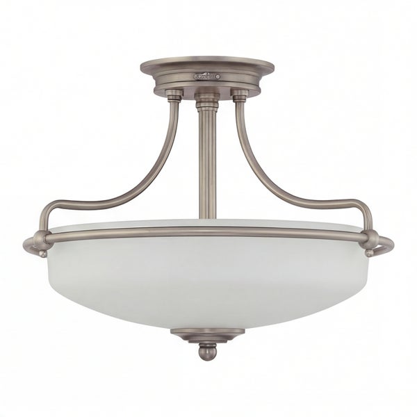 Deckenleuchte mit Glasschirm