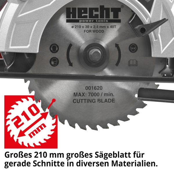 Hecht Sägeblatt 210 Millimeter Durchmesser