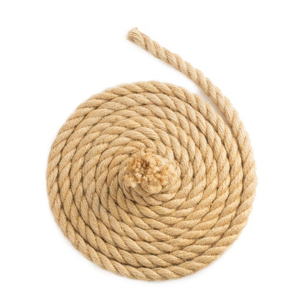 FLOORDIREKT Juteseil Ø 26 mm Kletterseil Extra Stark Universell Einsetzbar Länge 5 Meter