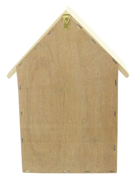 FRANK FLECHTWAREN | Insektenhotel Bienenliebe, HOLZ, 20,5 x 9,5 x 27,5 cm