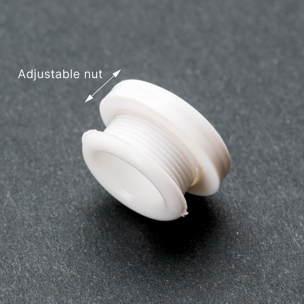 Kabeldurchführung Tülle Kabel Ø 8mm Weiß