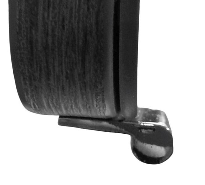 Detailansicht eines Rollos mit Halterung