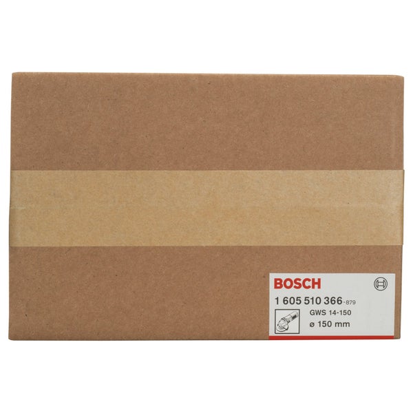 Verpackung einer Bosch GWS 14-150 Winkelschleifmaschine