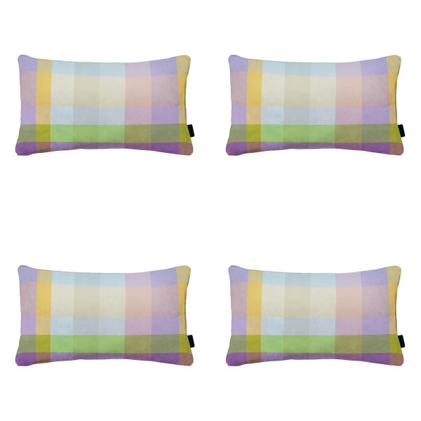 Dekokissen Sya lila - Ca. 30x50 cm - 4er-Set