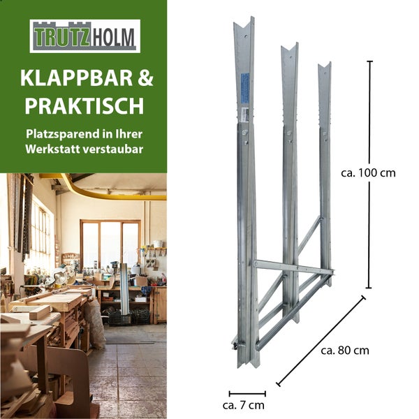Traggestell aus Metall mit den Maßen circa 100 x 80 x 7 Zentimeter