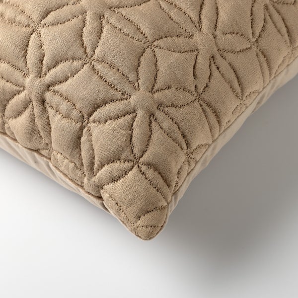 Lizzy Dekokissen - Mit Muster 45x45 cm, Beige