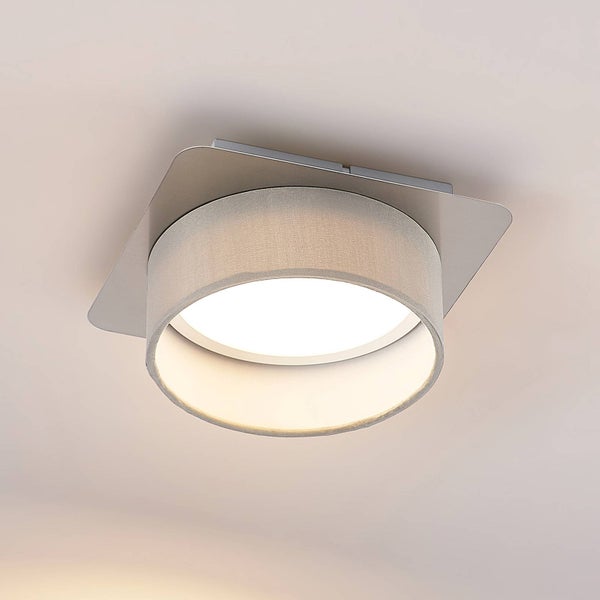 Lindby Deckenlampe Aviola (Modern) in Alu aus Metall (1 flammig, GX53 ) - Deckenleuchte Lampe Wohnzimmerleuchte