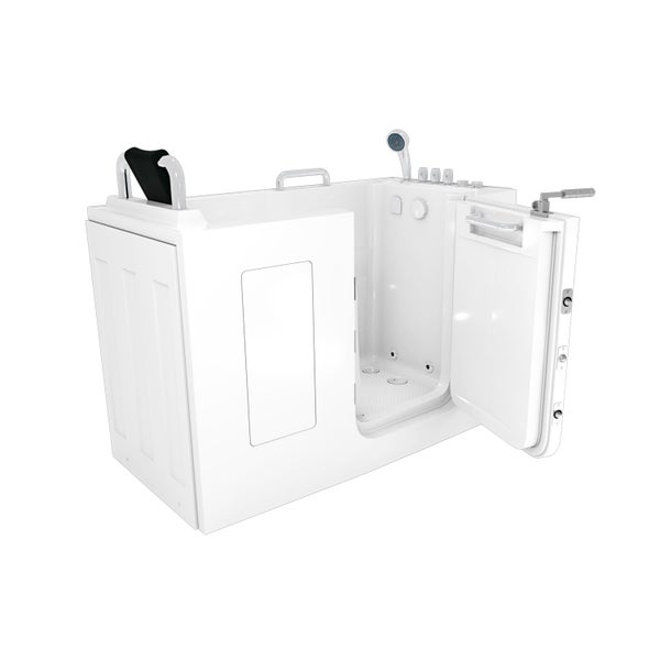 Sitzwanne Whirlpool Wanne mit Tür S07WP-TH-C-R 140x76cm