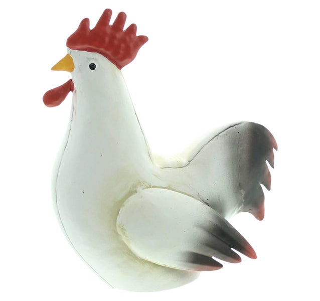 FRANK FLECHTWAREN | Hahn Gallo, METALL, 17 x 7,5 x 19 cm