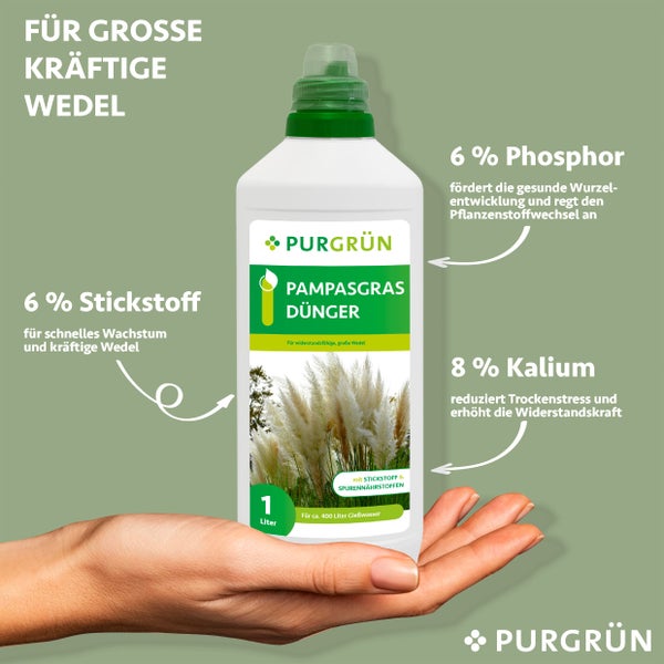 Purgrün Pampasgras-Dünger 1 Liter
