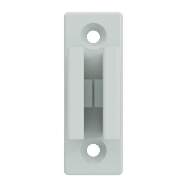 Geiger Kurbelhalter | für 12-17 mm Kurbeln | Wandabstand 25 mm | Kunststoff | grau