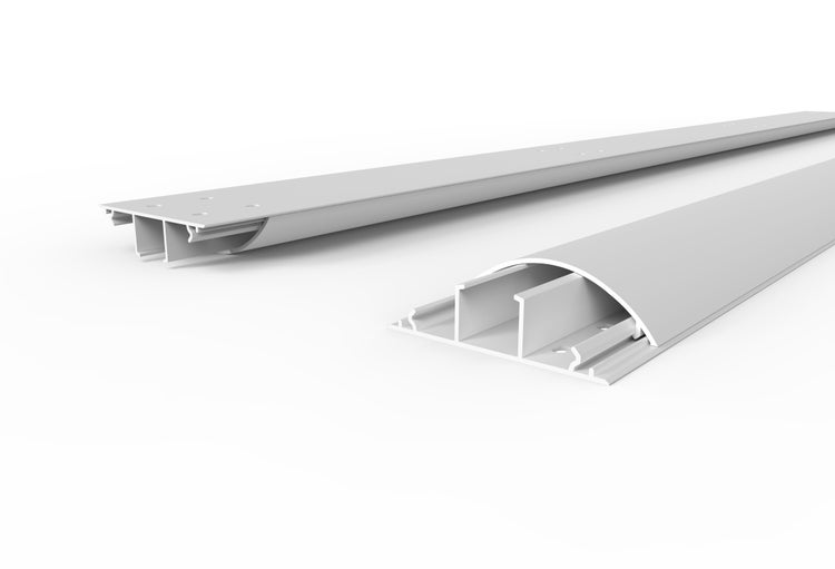 CILSON WDK7020W Art.-Nr. 6800550 Kabelkanal 70 x 20 mm x 2.000 mm - Trittfest, Bodenbelochung, weiß RAL 9010