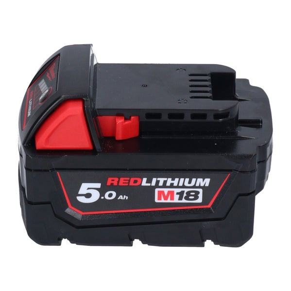 Milwaukee M18 Redlithium Akku mit einer Kapazität von 5,0 Amperestunden für Elektrowerkzeuge